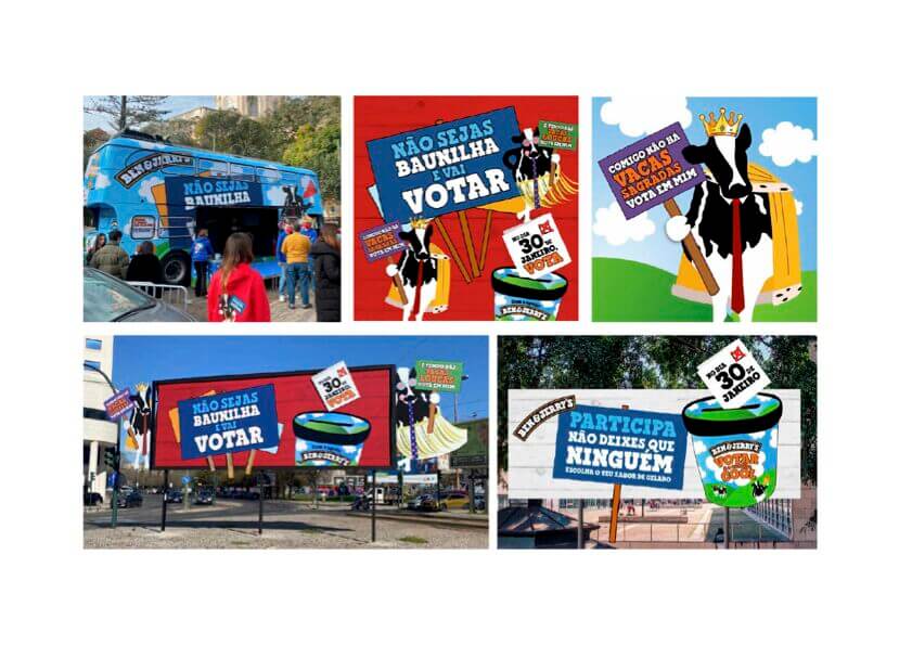 Ben & Jerry’s / “Don’t be vanilla. Go vote.” preview banner